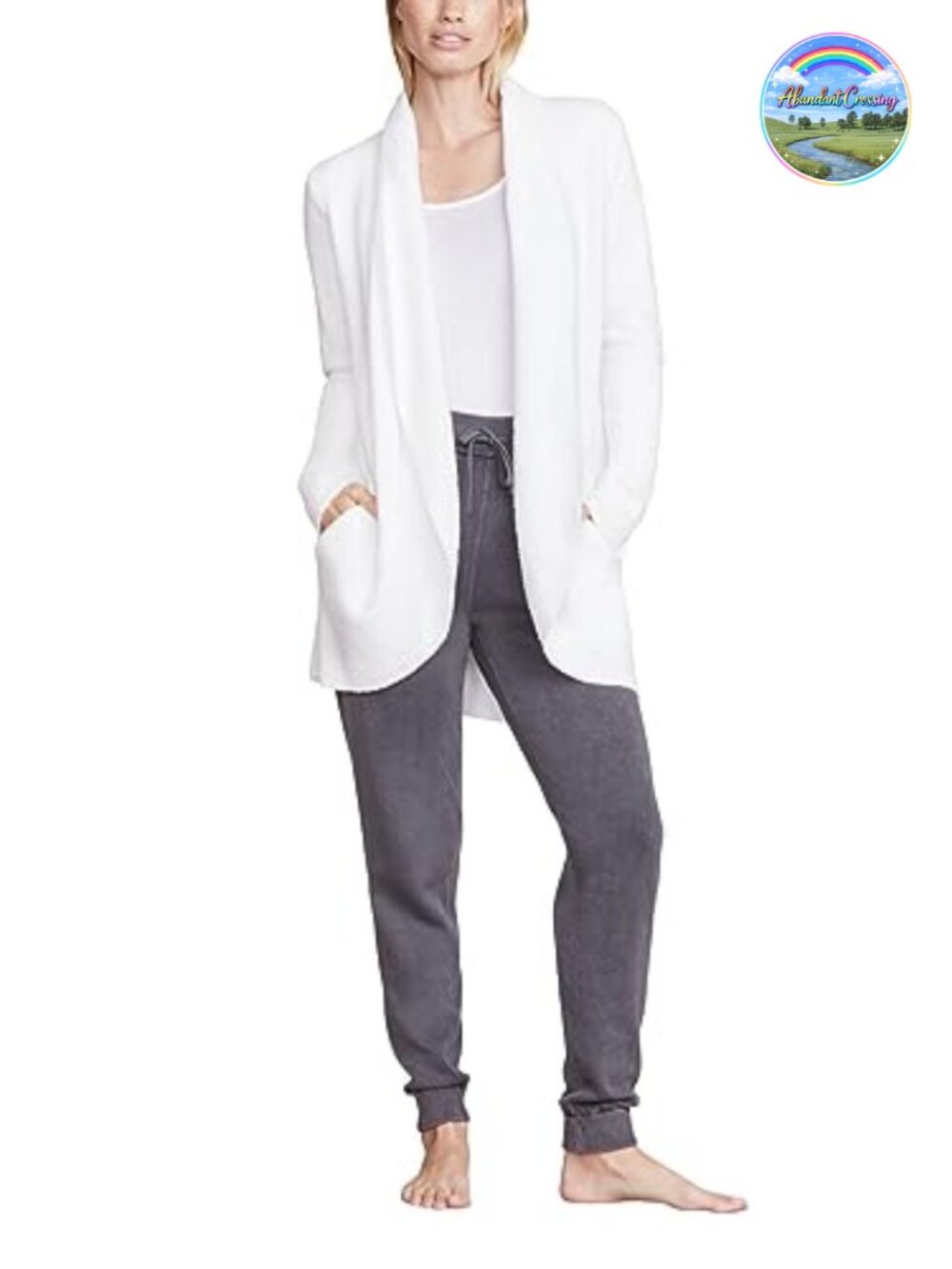 CozyChic Lite Circle Cardigan Women's Soft Knit Shawl Collar Long Sleeve